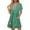 #480-Mint Green, variant on Womens Summer Dress Gradient Short Sleeve V Neck Flowy Casual Shift Dress Beach Casual Outfit Vacation Relaxed Fit Everyday Wear