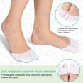 thumbnail image 2 of ChainPlus Silicone Toe Protective Cover Protector Sleeve - Metatarsal Sleeves - 1 Pair - Metatarsal Pads for Women & Men, 2 of 7
