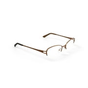 Walmart Womens FM17235 Oval Prescription Eyeglasses with Case, Gold