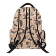 thumbnail image 2 of HUISEFOR Brown Camo Bow Backpack for School Kids Girls 17 Inch Large Capacity Backpack with Adjustable Shoulder Strap, Lightweight College Students Backpacks Comfortable Laptop Bags, 2 of 7