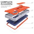 thumbnail image 7 of FITO For Moto G Play 2023 Case, Phone Case with Screen Protector and Kickstand (Orange), 7 of 7