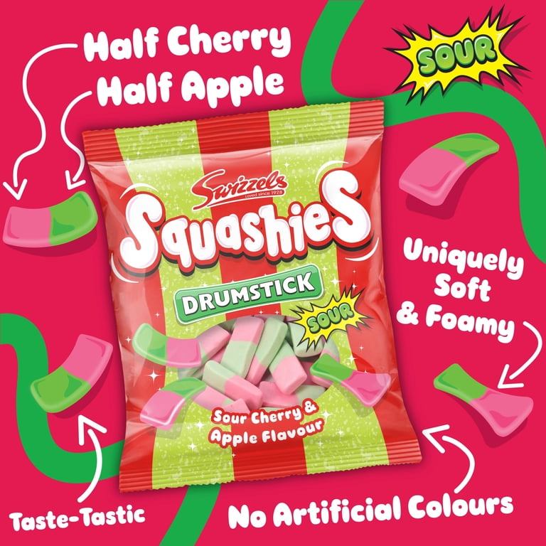 Squashies Sour Cherry & Apple- 140g - Walmart.com