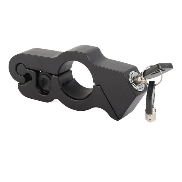 Bloqueo de acelerador de manillar de motocicleta antirrobo negro Bloqueo de acelerador de bicicleta de scooter de aleación de aluminio