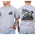 thumbnail image 4 of Fishers of Men Christian T-Shirt – Double-Sided Scripture Tee with Deer Hunter Graphic, Religious Faith Shirt, Unisex Worship Top, 4 of 7
