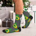 thumbnail image 7 of KLL Spring St Patrick’S Day Irish Gnomes Print Cool Socks Men's Women's Crew Socks Funny Crazy Novelty Stockings, 7 of 7