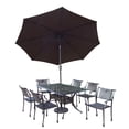 thumbnail image 1 of 9-Pc Outdoor Dining Set in Antique Bronze, 1 of 2