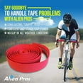 thumbnail image 3 of HAHDAXIA Bike Handlebar Tape EVA (Set of 2) Red - Enhance Your Bike Grip with These Bicycle Handle bar Tape - Wrap Your Bike for an Awesome Comfortable Ride (Set of 2, RedO, 3 of 6