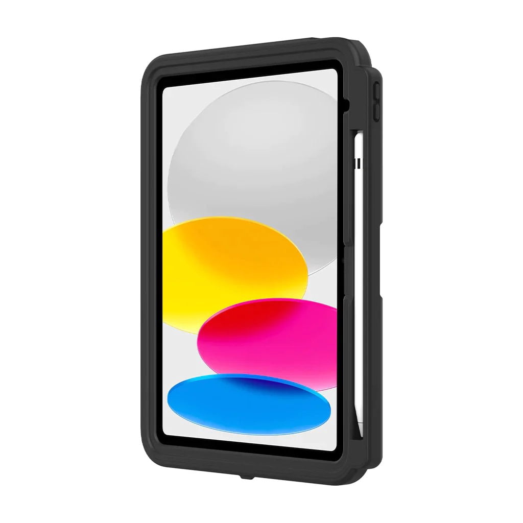 Survivor Rugged All-Terrain Case for iPad Air 11" - 3X Military Grade Protection with Kickstand + Pencil Holder -Black