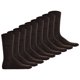 thumbnail image 1 of bugatti calcetines de hombre, paquete de 9 - Calcetines Algodón Suave Uni Basic 
Marrón 43-46, 1 of 1