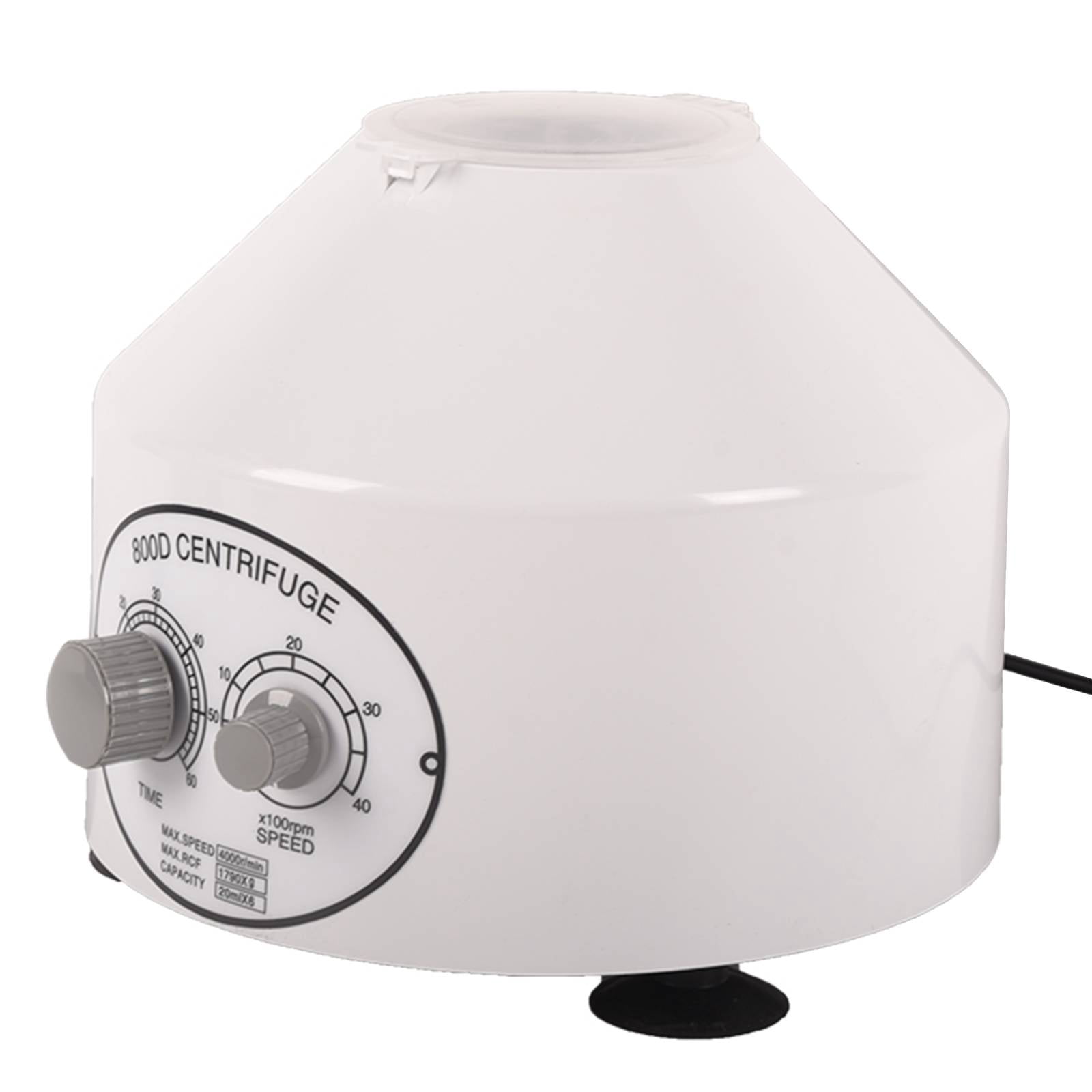 Dawot 800D Electric Laboratory Benchtop Centrifuge,Centrifuge Machine Benchtop with Timer and Speed Control for Laboratory Medical Practice, 4000 RPM, Plasma PRP, Capacity 20ml x 6 Tubes, 110V 60Hz