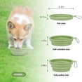 thumbnail image 4 of Sunraymascota Collapsible Dog Bowls, (12 & 22oz ) 2 Pack Dog Travel Bowls Portable Foldable Cat Water Dish Bowl for Pets Walking Parking Camping, 4 of 9
