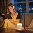 thumbnail image 3 of Candle Warmer Lamp,Black Horn Lampshade Dimmble Fragrance Electric Melter House Warming Decor with 2 Bulbs for Gifts Bedroom Jar Candles, 3 of 9