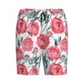 thumbnail image 4 of Wukai Rose Flowers Men’s Short Pajama Pants With Pockets Soft Sleep Pj Shorts for Men-Small, 4 of 6