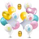 thumbnail image 4 of 18 globos de látex brillante y globos de aluminio de varias formas para fiestas de Pascua., 4 of 5