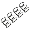 thumbnail image 1 of Unique Bargains 1' Dia. Office Book Rings, Black, 4 Pack, 1 of 6