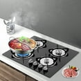 thumbnail image 5 of Built-in 4 Burner Gas Stove Gas Cooktop 23.2 inch Gas Stove Top Aluminum Alloy, 5 of 17