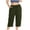 Army Green, variant on Lopecy-Sta Comfy Pants Women Spring Outfits 2025 Womens Capris with Pockets Loose Fit Casual Capri Pants Dressy Lightweight Ladies Baggy Cargo Pants for Hiking