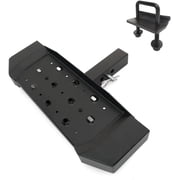 TAC Hitch Step Universal Fit 2" Rear Hitch Receivers/Heavy Duty Steel with Fine Texture Black Finish/Lock Pin and Hitch Tightener Included