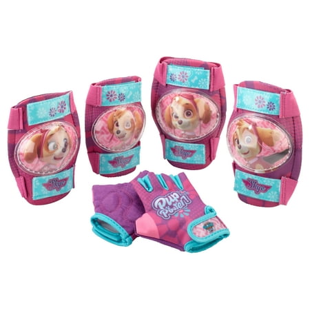 Paw Patrol Skye Hand, Elbow and Knee Pad Set for Kids, Bike, (Best Knee Pads For Yoga)