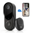 thumbnail image 3 of Pgyong Electronics Clearance Low Power Consumption WI-FI Wireless Video Doorbell,Intelligent APP Remote Intercom Video Doorbell PIR Motion Detection / HD Night Vision IP65 Water Proof, 3 of 8