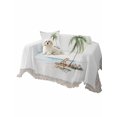 thumbnail image 2 of Beach Coastal Couch Cover, Summer Nautical Ocean Palm Tree Seaside Sofa Cover Blanket for 2 Seat Cushion, Sectional Sofa Slipcover Furniture Protector for Living Room Bedroom 71''x102'', 2 of 9