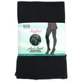 thumbnail image 3 of Angelina Women's Faux Sheer and Fleece-Lined or Plush-Lined High-Waisted Thermal Tights (1-Pack), 3 of 4