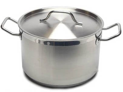Induction 8qt Stock Pot Professional Commercial Grade NSF Certified 