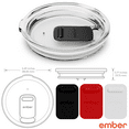 thumbnail image 3 of Ember Temperature Control Smart Mug 2, 14 oz, White, 80 min Battery Life | Double Your Battery Life When You Pair Ember Mug with an Ember Sliding Lid, 3 of 9