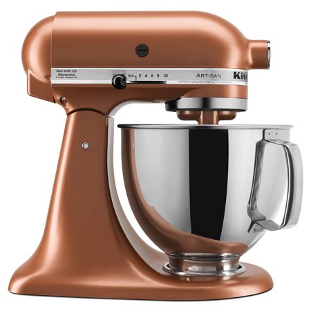KitchenAid RR150CE Artisan Stand Mixers, 5 quart, Copper Pearl (Certified Refurbished)