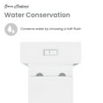thumbnail image 6 of Rivoli Two-Piece Square Toilet Dual-Flush 1.1/1.6 gpf, 6 of 13