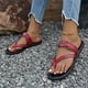thumbnail image 3 of Sandalias planas con decoración de hebilla para mujer, zapatos deslizantes antideslizantes con punta abierta antideslizantes, zapatos de playa versátiles de verano, 3 of 3