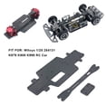 thumbnail image 4 of Bewildely Bandeja de Radio de marco de placa inferior de coche RC de Metal Compatible con placa inferior de coche Wltoys K969 RC 1/28 Kits de construcción modelo, 4 of 6