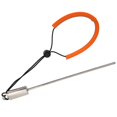 thumbnail image 3 of FAGINEY Bâton Pointeur, Bâton de Plongée Pointeur, Bâton de Plongée en Acier Inoxydable Bâton Bâton Échelle Bâton de Tige de Frappe Sous-Marine Accessoire avec Longe Orange, 3 of 8