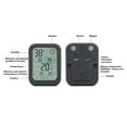 thumbnail image 3 of Humidity Gauge, Large Screen Hanging 10-99% Temperature Humidity Meter  For Indoor, 3 of 8