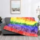thumbnail image 2 of Fotbe Colorful Tie Dye Manta de Franela con Estampado, Manta Ultrasuave para Cama, Sofá, Auto, Hipoalergénica y Antibolitas-60"x50", 2 of 6