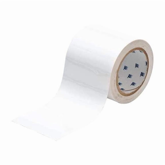 Brady Floor Tape,White,4 inx100 ft,Roll 104371