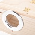 thumbnail image 4 of CUITING Visible Parakeet Nesting Box Outdoor Bird Wooden House Cockatiel Incubation Box Wooden Parakeet House, 4 of 6