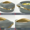 thumbnail image 7 of MILTON Insulated Casserole Dish 3-Pc Set – 2.1/1.5/1 qt, Gray Gold, 7 of 7