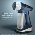 thumbnail image 6 of Rowenta Pure Force 2-in-1 Handheld Garment Steamer and Iron for Clothes, 1875W, 15-Second Heat Up, 7.1 Oz Water Tank, 12-Minutes of Continous Steam, Auto Shut-off, Blue DR8820U1, 6 of 10