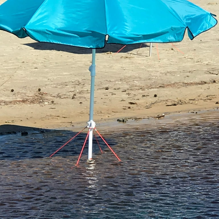 Outdoor umbrella hack. No stand no problem. Umbrella stand clamp