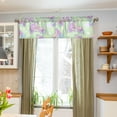 thumbnail image 3 of Yayeee Kitchen Valance Rod Pocket 54" x 18" Living Room Window Curtain, Purple Skates, 3 of 6