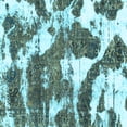 thumbnail image 1 of Ahgly Company Indoor Square Abstract Light Blue Modern Area Rugs, 5' Square, 1 of 4