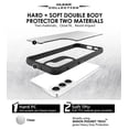 thumbnail image 3 of [PST] Samsung Galaxy S24 Plus Hard Case, Transparent Back Hard PC Matte TPU Hybrid Case Cover, 3 of 4
