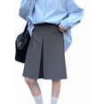 thumbnail image 3 of Women'S High Waist A-Line Skirt Casual Skirt Gray L, 3 of 9