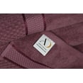 thumbnail image 6 of Ample Decor Bathroom Towel Set of 6 - 2 Bath Towel, 2 Hand Towel, 2 Wash Cloths – Ideal for Gifting, Hotel, Gym, Spa - Grape Purple, 6 of 6