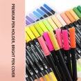 thumbnail image 3 of Watercolor Brush Marker Pen Set, Dual Tip Marker Pens Professional 36 Colors  For Coloring Painting For Adult, 3 of 8
