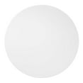 thumbnail image 3 of Sofa Side Table, Round, White, Wood, Metal Steel, Modern Contemporary Mid-Century, Living Lounge Cafe Room Hotel Lobby Hospitality, 3 of 6