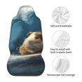 thumbnail image 5 of Honeii Surfing Guinea Pig Print Car Seat Covers 2 Pieces, Full Set Universal Seat Covers for Cars, Waterproof Auto Seat Protectors, 5 of 7