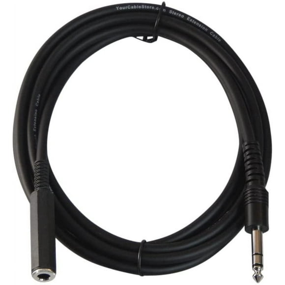 Your Cable Store 10 Foot 1/4 Inch Stereo Headphone Extension Cable