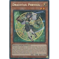 YuGiOh Doom of Dimensions Secret Rare Dracotail Phryxul DOOD-EN023